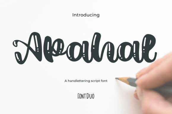 Apahal: A Playful Display Font for Web Design