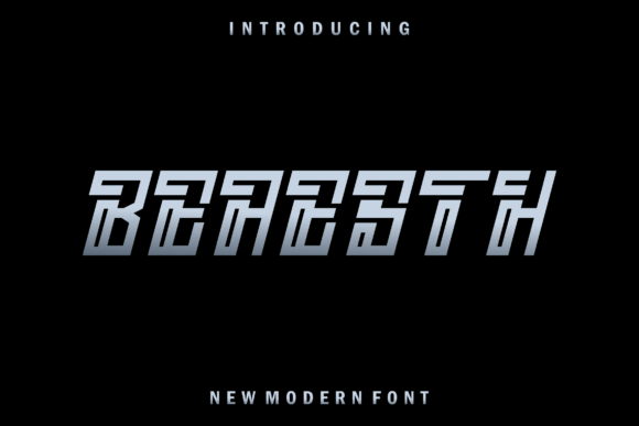 Beaesth: A Display Font for Bold Branding