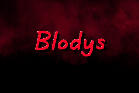 Blodys: A Bloody Font That Boosts Brand Impact