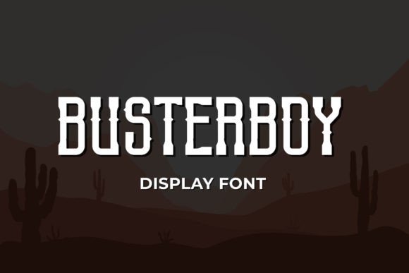 Busterboy: A Vintage Display Font for Editorial Design
