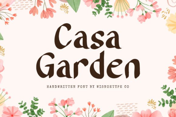 Casa Garden Font for Modern Web Design