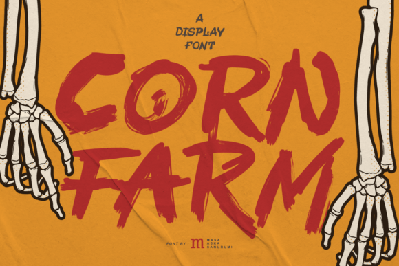 Corn Farm Font for Editorial Design