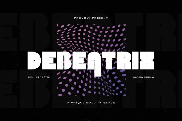 Debeatrix Display Font for Web Design