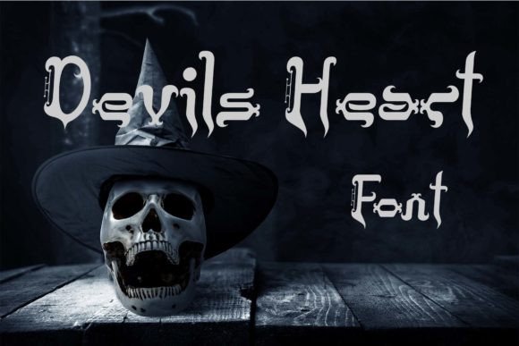 Devils Heart: A Spooky Display Font for Bold Editorial Design