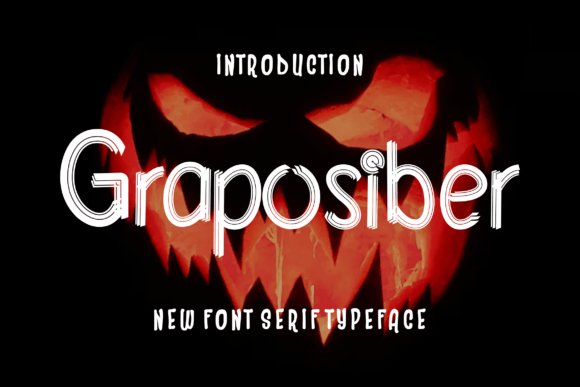 Graposiber: A Display Font for Bold Statements