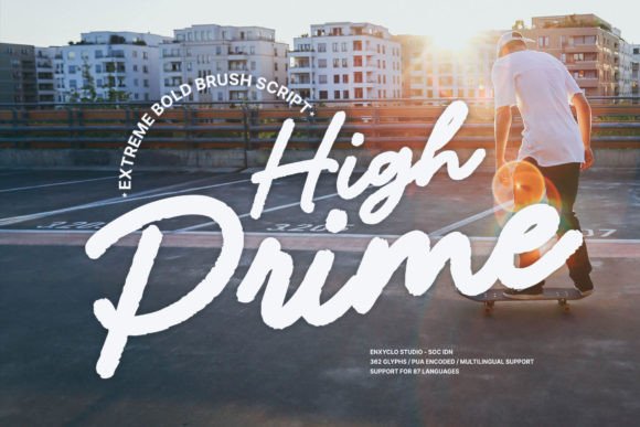 High Prime: A Bold Display Font for Editorial Design