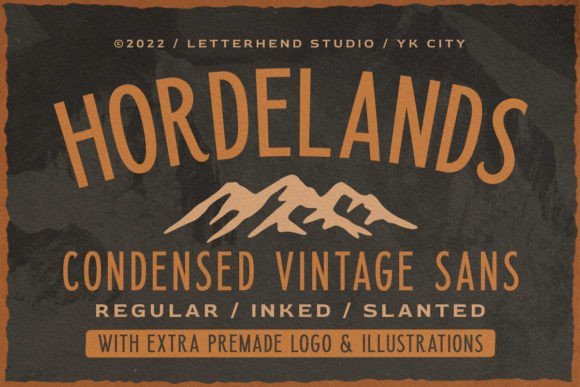Horderlands Display Font for Web Design