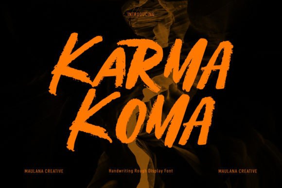 Karma Koma: A Bold Display Font for Editorial Elegance