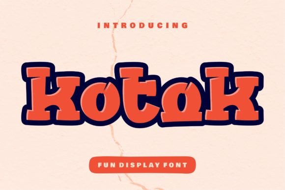 Kotok Display Font Review