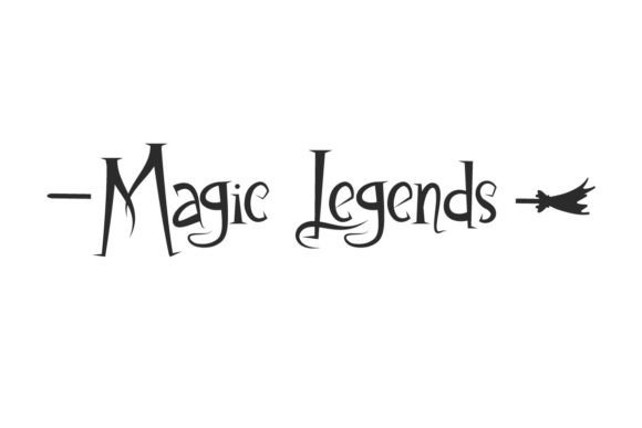 Magic Legends: A Whimsical Display Font for Editorial Projects