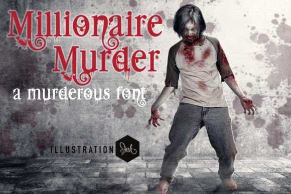 Millionaire Murder Font for Bold Digital Campaigns