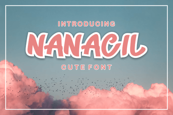 Nanacil: A Modern Display Font for Editorial Design
