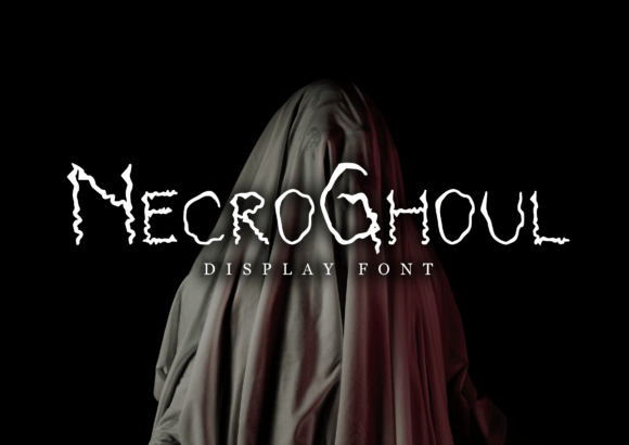 Necro Ghoul Font for Spooky Campaign Designs