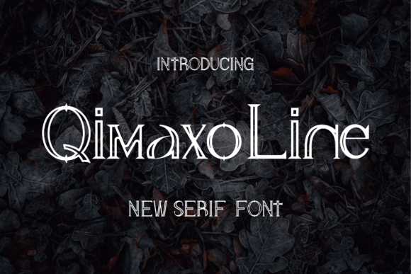 Qimaxo Line: A Modern Display Font for Editorial Elegance