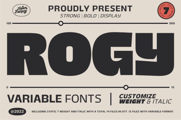 Rogy Display Font Review for Design Projects