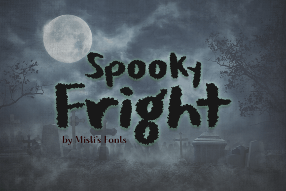Spooky Fright Font for Editorial Design
