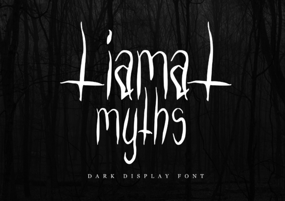 Tiamat Myths Font for Handmade Creations